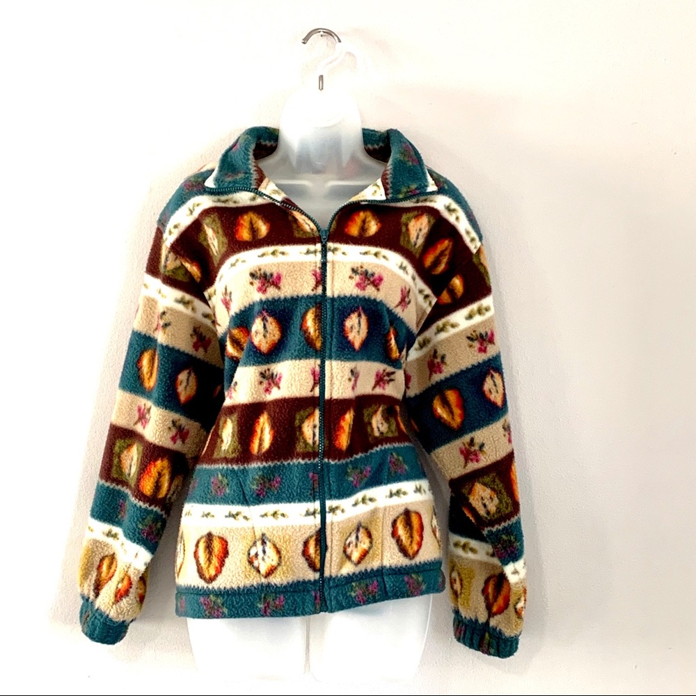 Alfred Dunner Front Zip Sweater Jacket